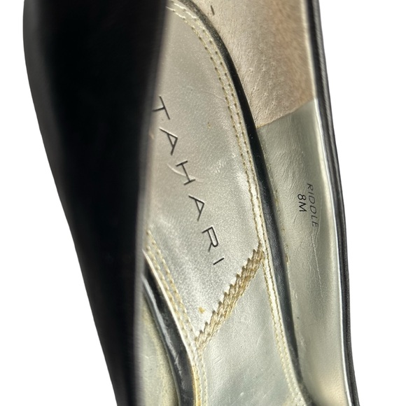 Black Open-Toe High Heel Shoes - Picture 7 of 7